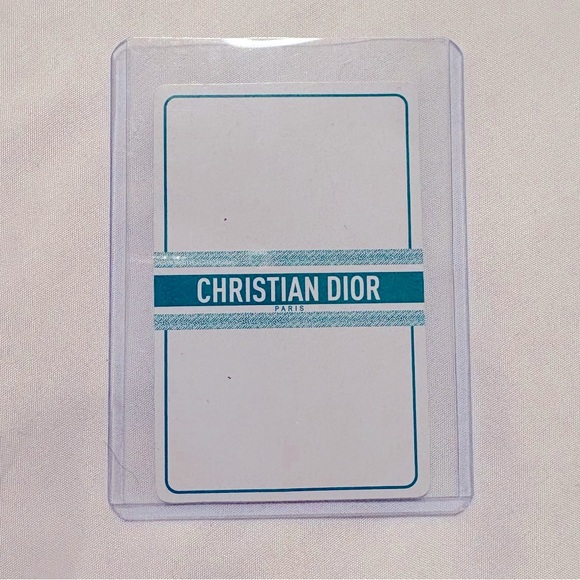 Christian Dior 4 of Spades Card in Protective Case Collectable - Picture 1 of 3